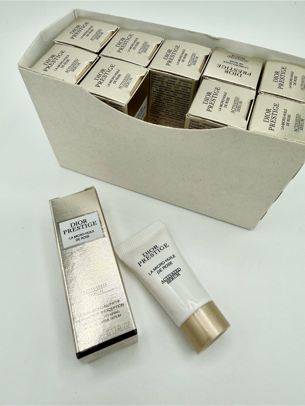 10 x Dior Prestige La Micro-Huile de Rose Activated Serum - 5ml